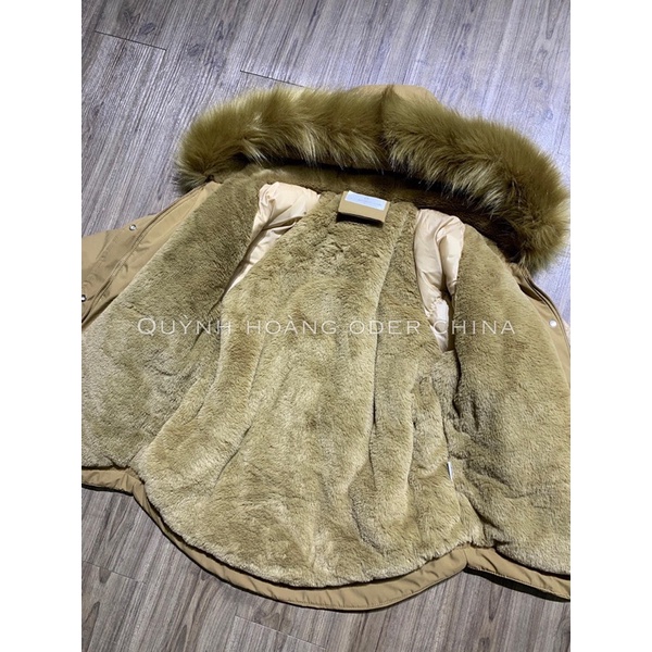 Áo khoác kaki lót lông đại hàn siêu ấm dáng ngắn rút eo hàng Quảng Châu | BigBuy360 - bigbuy360.vn