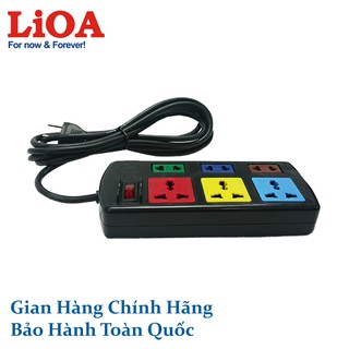Ổ cắm điện LiOA 6 ổ cắm (3D3S32 3D3S52)