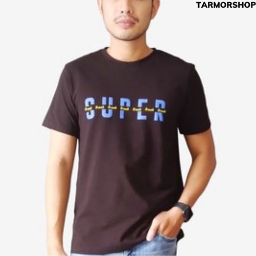 Áo thun nam cổ tròn TARMOR vải Cotton co giãn,dày dặn, form slim fit trẻ trung.