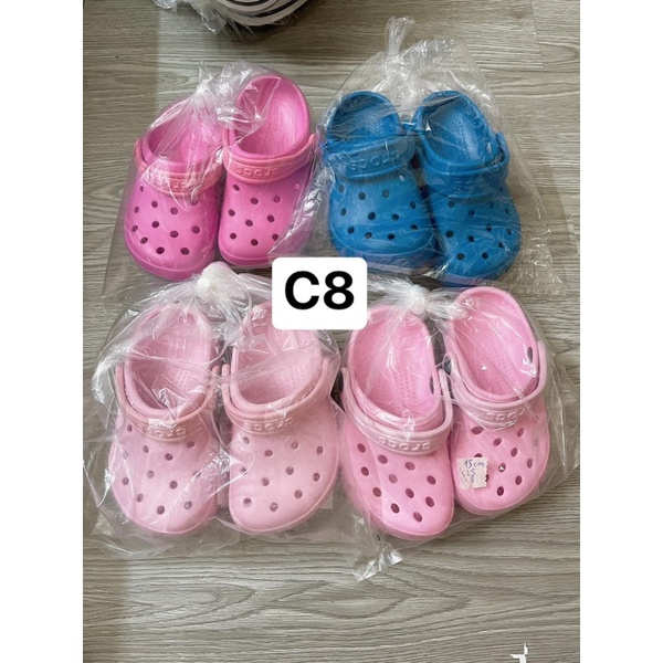 Dép crocs trơn xuất dư xịn