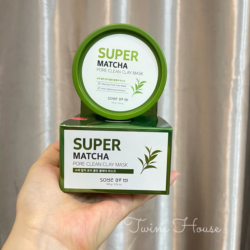 Mặt Nạ Đất Sét Some By Mi Super Matcha Pore Clean Clay Mask