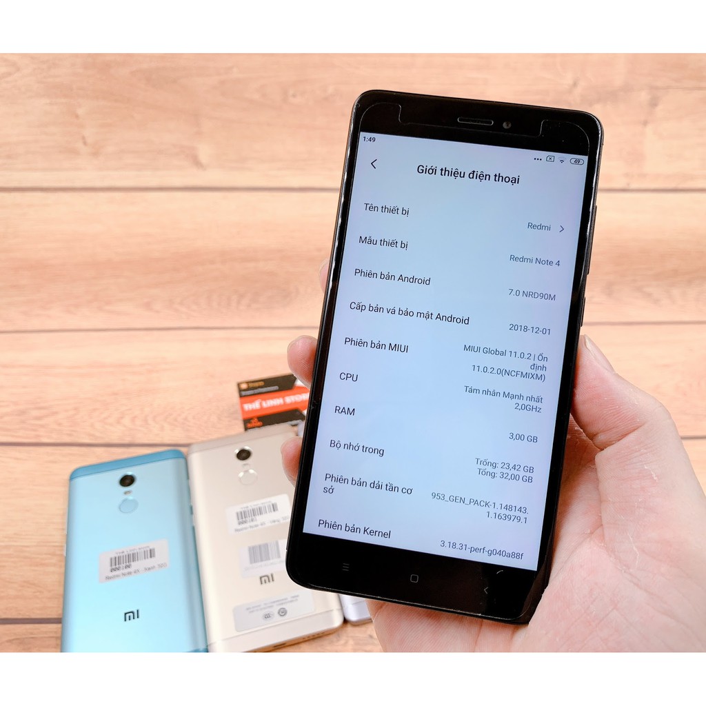 Điện thoại Xiaomi Redmi Note 4X màn 5.5 inch FullHD - Snap 625 ram 4G 64G