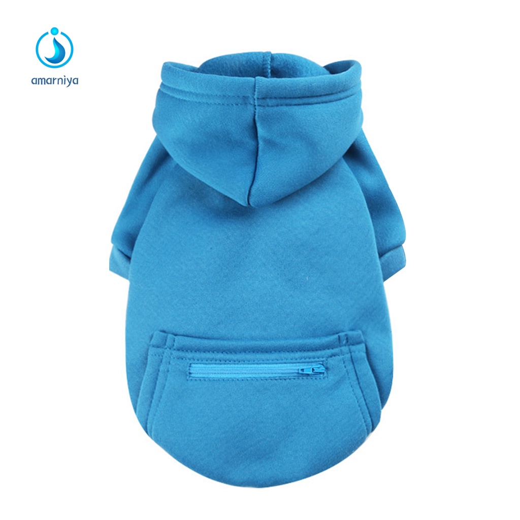 Bộ Áo Hoodie Giữ Ấm Phối Túi Sau Lưng Dành Cho Cún Cưng