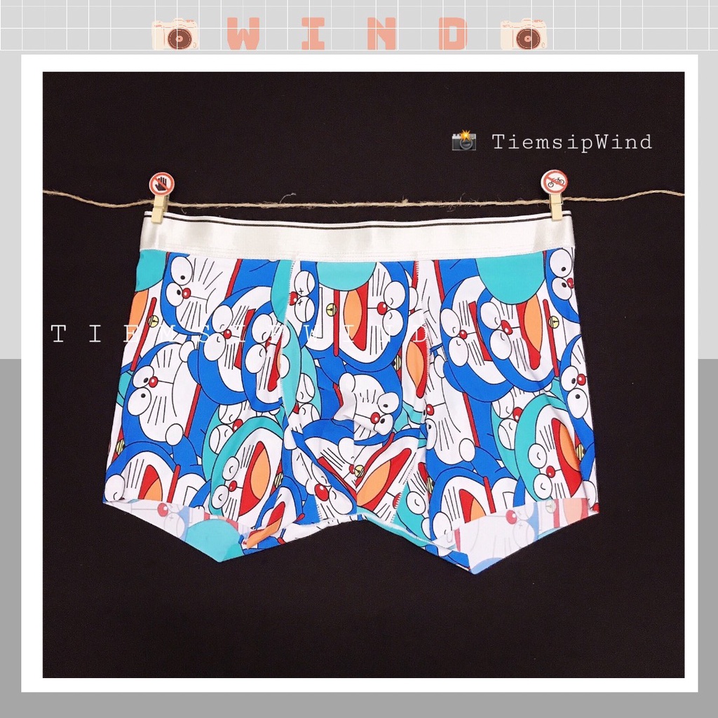 Quần Sịp Nam Boxer Doraemon [ Siêu rẻ ] chất thun lụa siêu êm ái, mặc như không mặc, mặc là mê TIEM CUTE 02