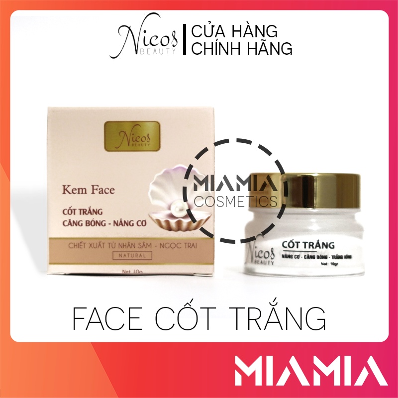 Kem Face Nicos Cốt Trắng Căng Bóng Nâng Cơ chính hãng