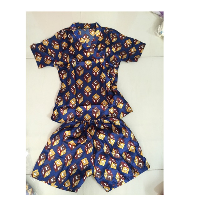 sét kimono xanh