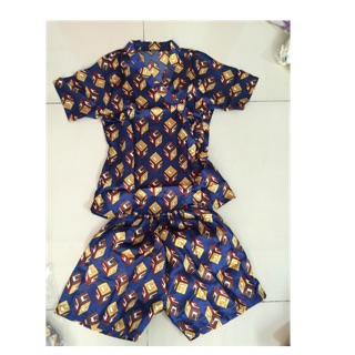Sét kimono xanh