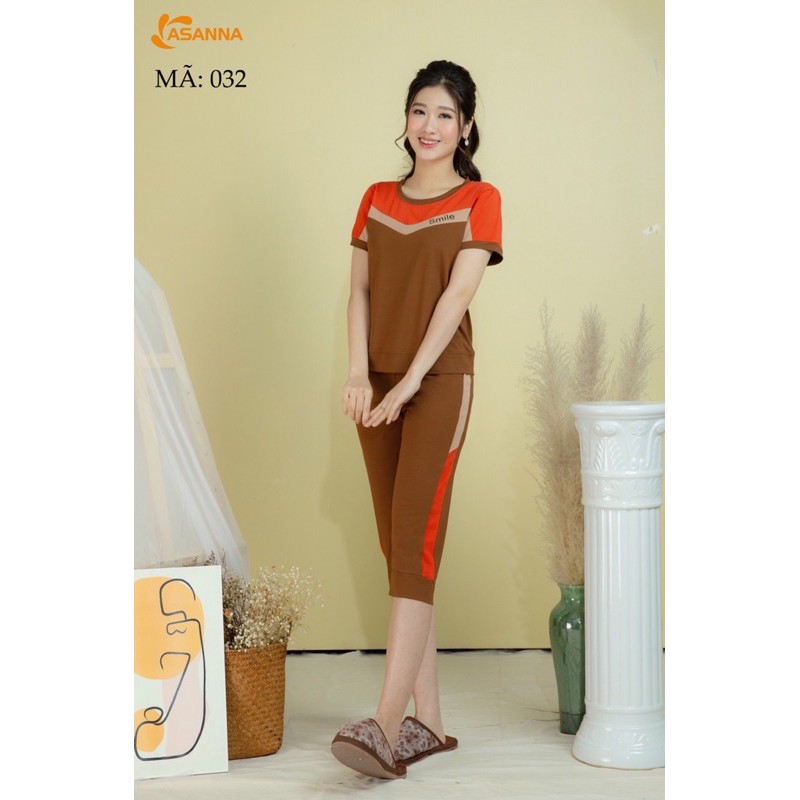 Bộ Nữ Cotton ASANNA Siêu Thoáng Mát, Co Dãn 4 Chiều [Mã 032] - Đang giảm giá | BigBuy360 - bigbuy360.vn