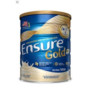 Sữa bột Ensure gold 850g hương vani date mới