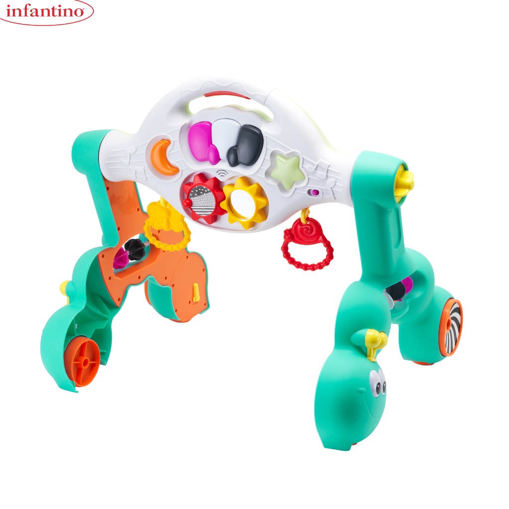Kệ Chữ A Kiêm Xe Tập Đi 3 Trong 1 Infantino - Grow-With-Me 3 In 1 Fun Gym &amp; Walker