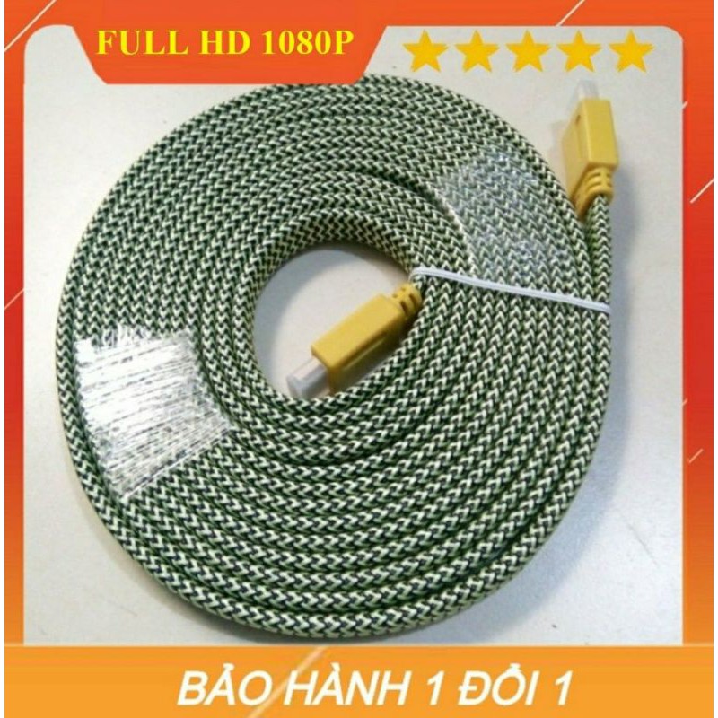 [Chính Hãng] Dây cáp hdmi 15m dẹt xịn tốt giá rẻ chất lượng cao