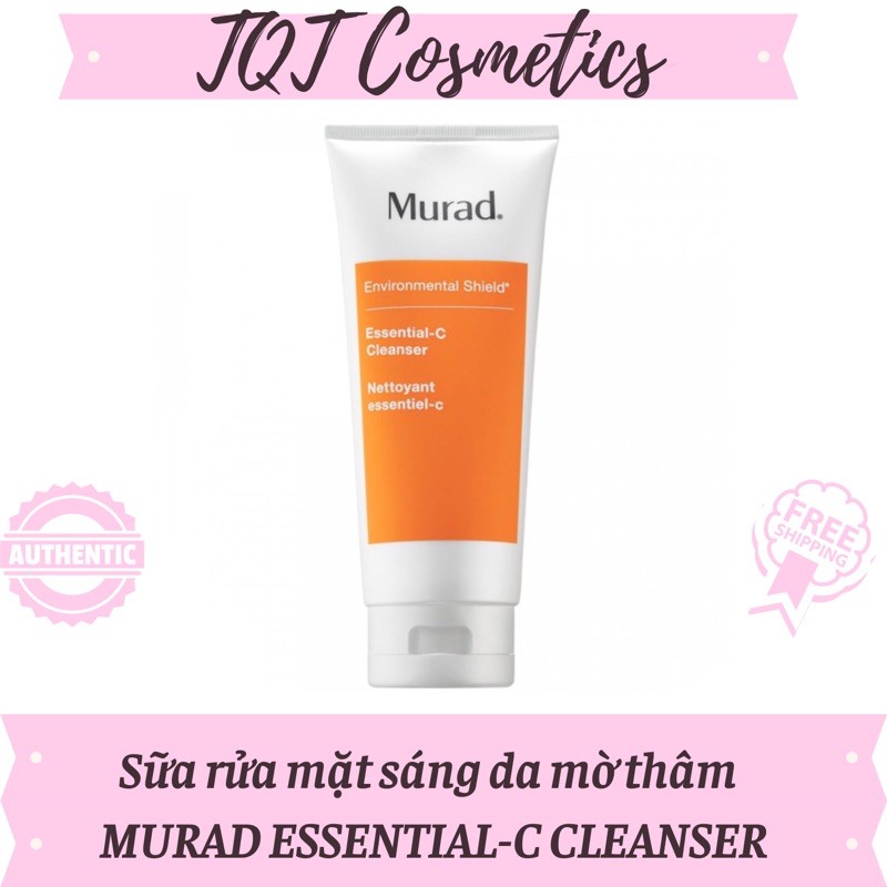 Sữa rửa mặt sáng da mờ thâm MURAD ESSENTIAL-C CLEANSER làm sạch - tinh khiết da nám và lão hóa do môi trường