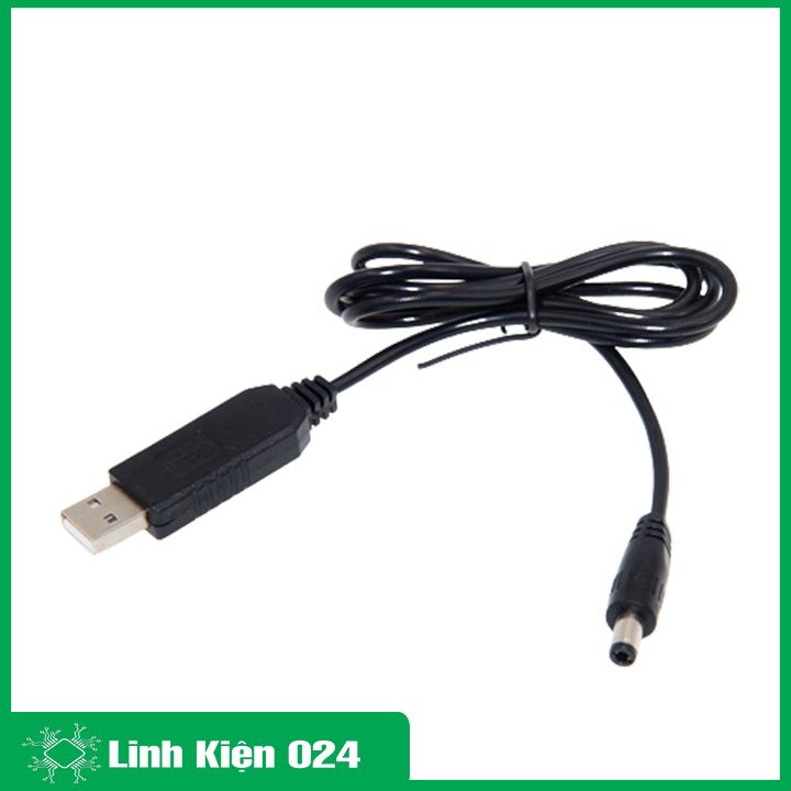 Dây USB dài 1 mét đầu vào 5V đầu ra 9V / 12V