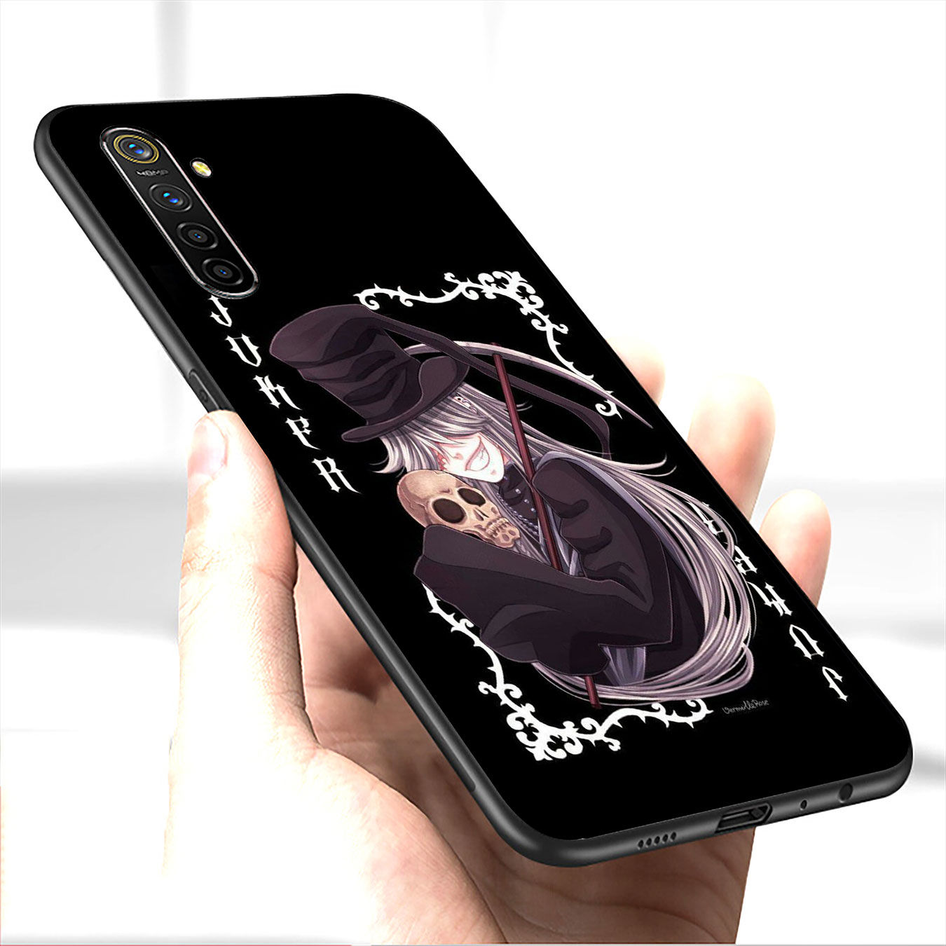 Mềm Ốp Điện Thoại Silicon Họa Tiết Black Butler Kuroshitsuji Dành Cho Oppo Realme C3 C2 6 5 5i 5s 3 Pro 2 A5 Q Xt Xt