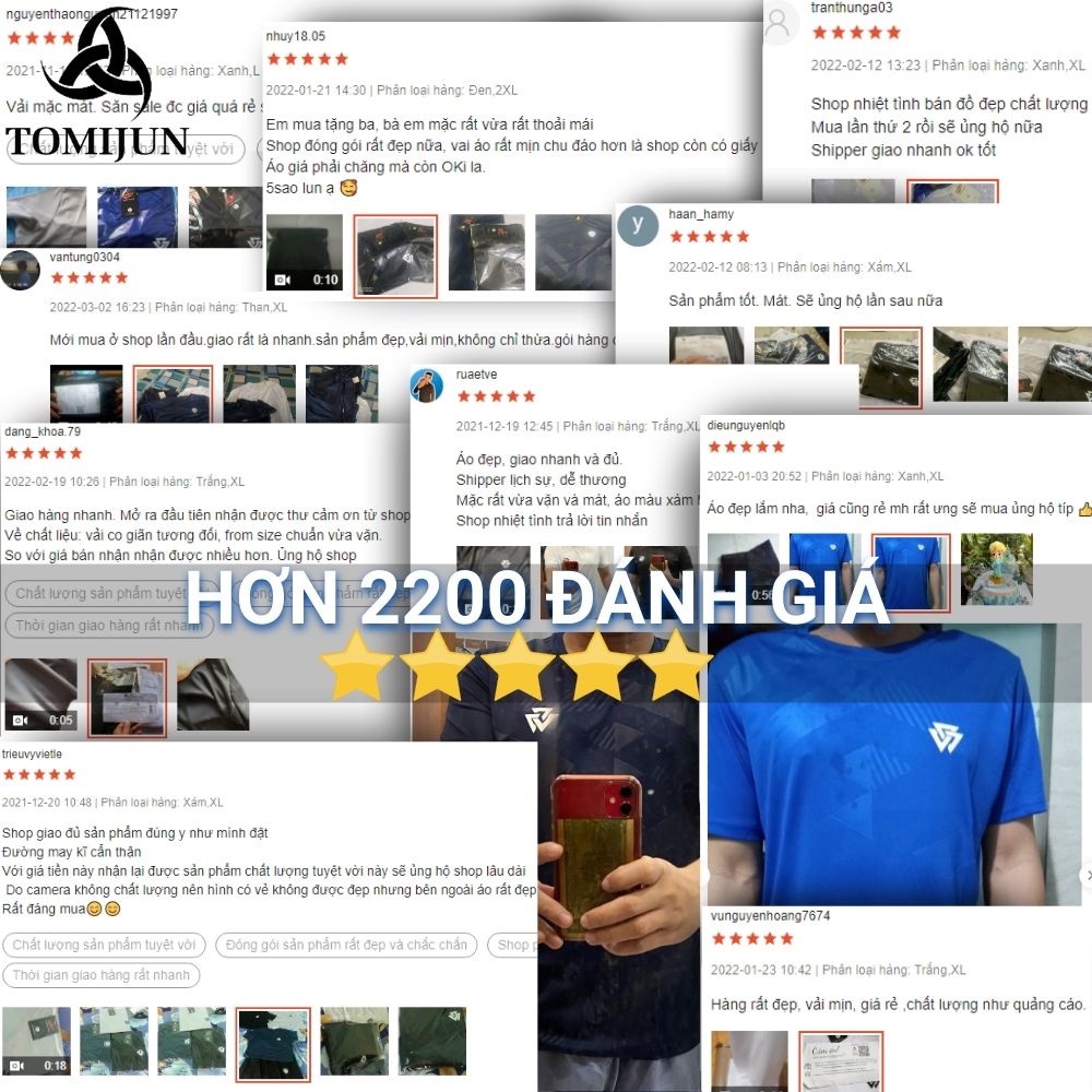 Áo Thể Thao Nam Cộc Tay TOMIJUN Áo thun lạnh cổ tròn, ép vân cao cấp, phong cách, mạnh mẽ và năng động _AOW
