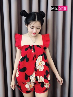 Set bộ ngủ hoa cánh tiên