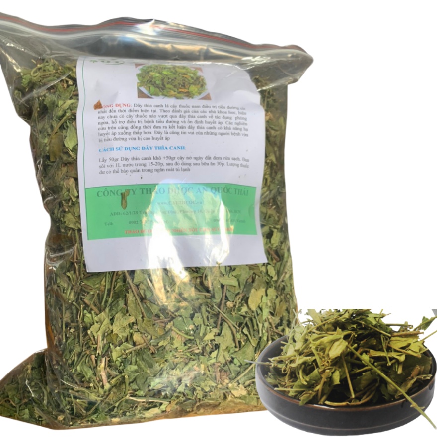 1Kg Dây Thìa Canh Khô (Sạch, Thơm) Giảm Tiểu Đường, Trà Thìa Canh Hạ Huyết Áp, Ngừa Mỡ Máu, Hàng Chuẩn Xịn