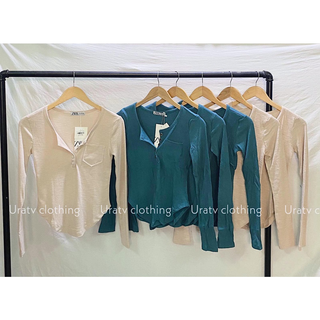 [FREESHIP-ẢNH THẬT] Áo tay dài nút