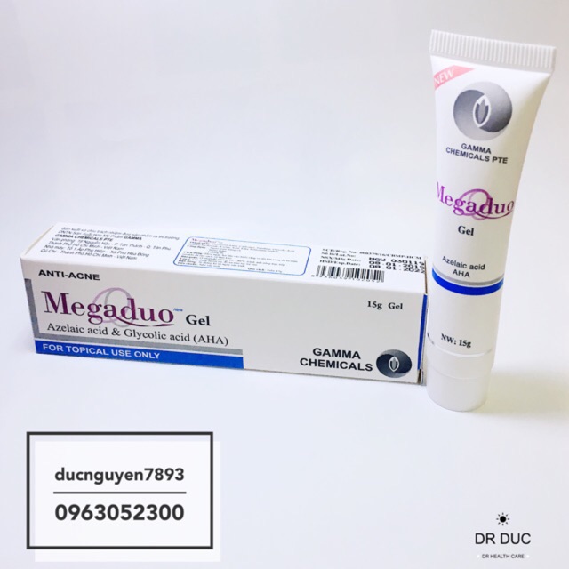 Gel bôi mụn trứng cá MEGADUO 15g