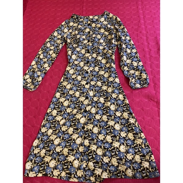 Đầm hoa dáng dài