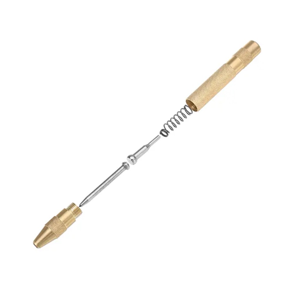 Automatic Centre Punch 5'' Automatic Center Pin Punch Strike Spring Loaded Marking Starting Holes Tool Chisel Steel