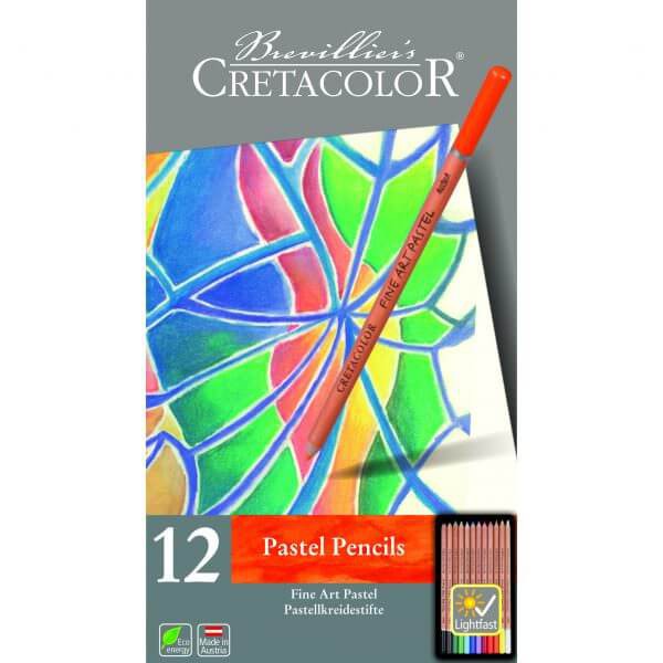 [ARBAT] Set chì phấn Cretacolor Pastel Pencil 12 màu