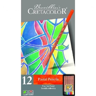 [ARBAT] Set chì phấn Cretacolor Pastel Pencil 12 màu