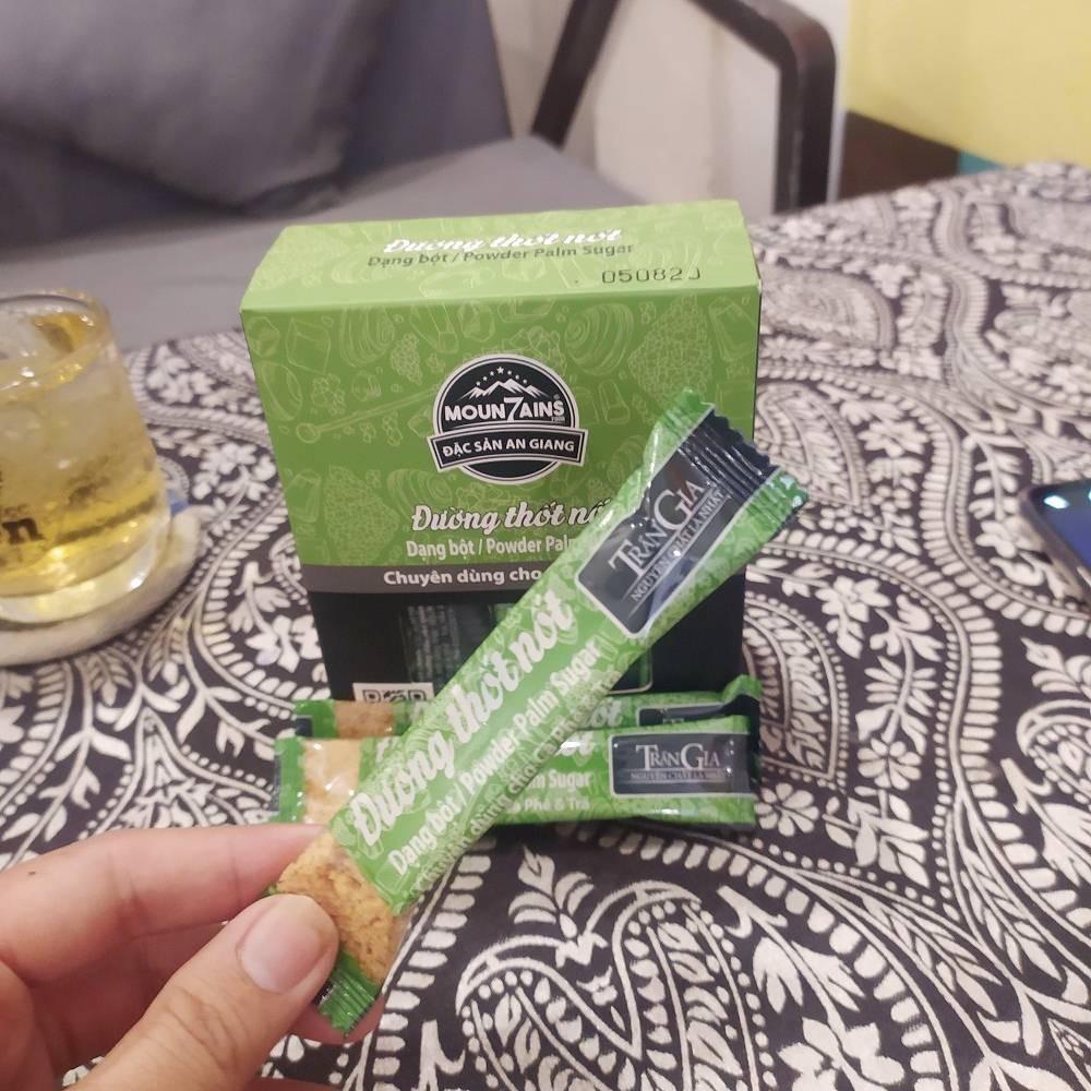 [ĐẶC SẢN AN GIANG] Đường thốt nốt bột hữu cơ hiệu Trần Gia dạng gói chuyên dụng cho uống trà, cà phê - HSD 2 năm | BigBuy360 - bigbuy360.vn