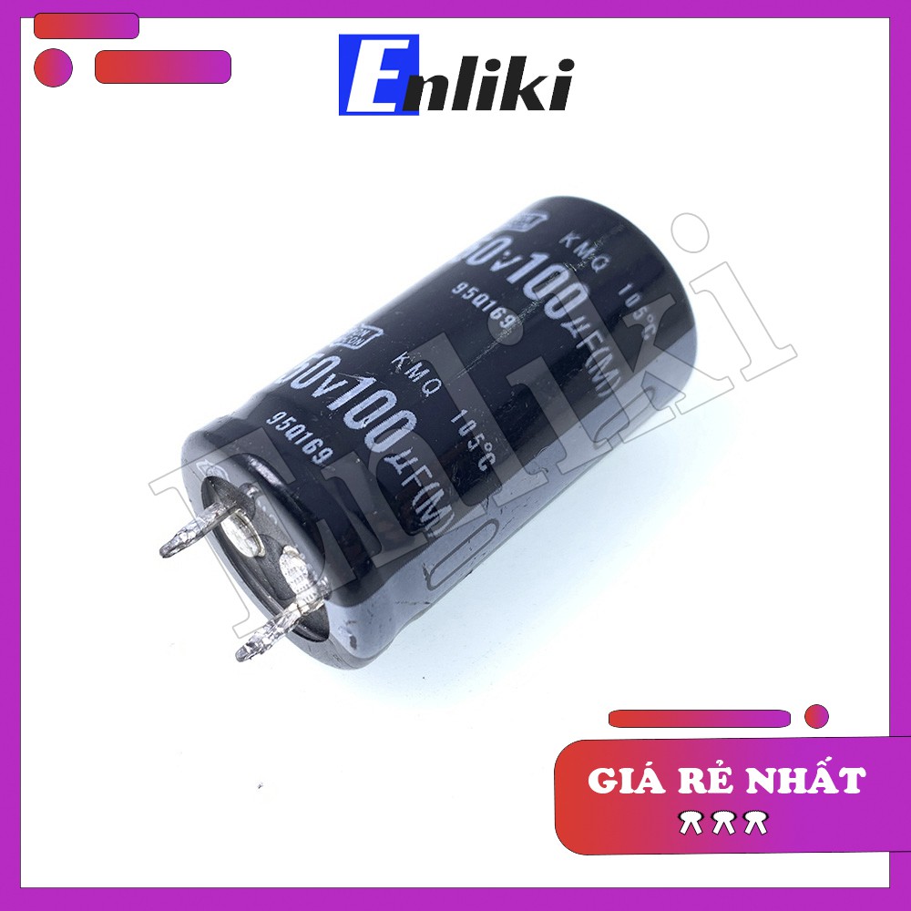 Tụ 100uF 450V Chân Cứng kích thước 22x40mm