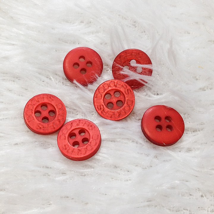 Nút áo nhựa tròn truyền thống trang trí scrapbook cúc khuy sơ mi