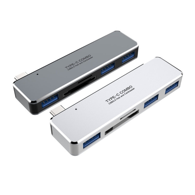 Bộ Chia Cổng USB Type C 5 Trong 1 Đọc Thẻ Nhớ SD TF