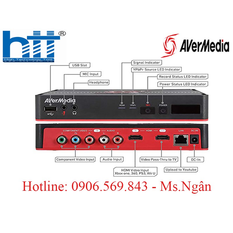 Card ghi hình AverMedia C285 GAME CAPTURE HD II - Hàng Chính Hãng