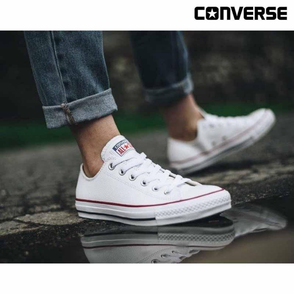 (AUTHENTIC 100%) Giày Sneaker Converse Chuck Taylor All Star Low 'Optic White' M7652C Chính Hãng