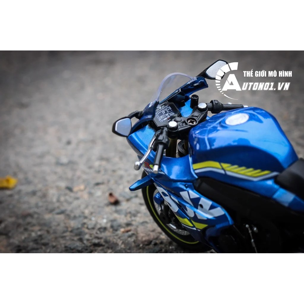 MÔ HÌNH XE SUZUKI GSX-R1000 BLUE 1:12 MSZ 7207