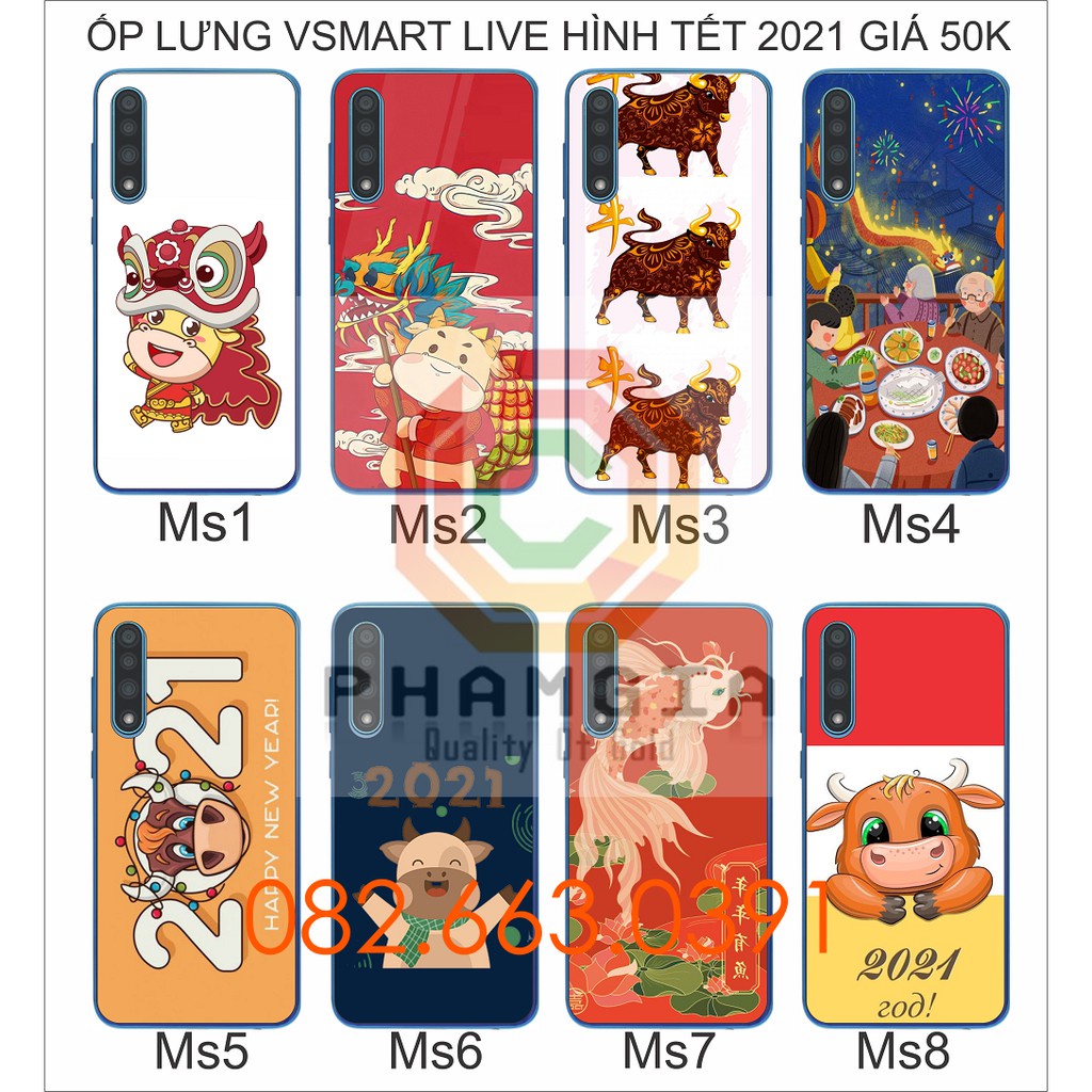 Ốp lưng in hình tết Vsmart Live (p2)