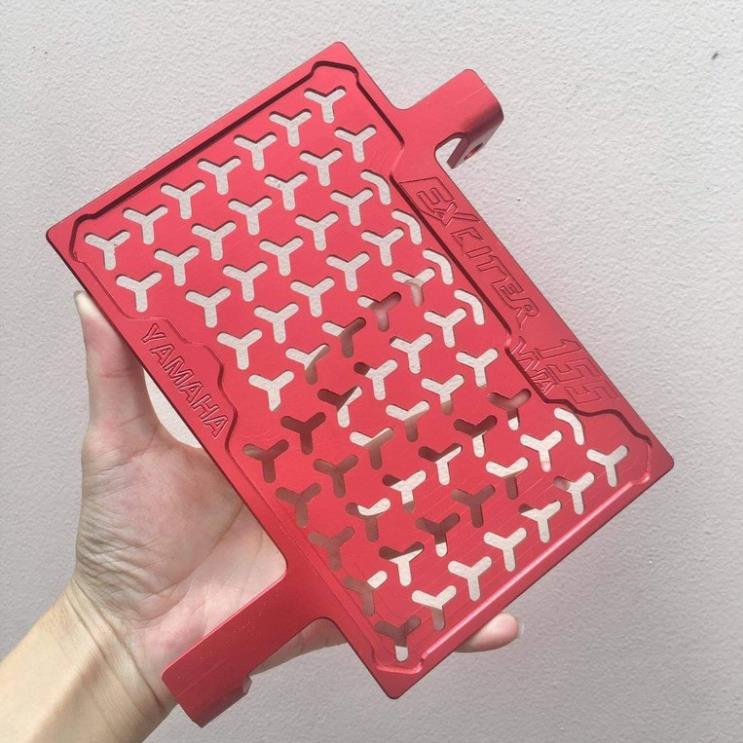 Che két nước Ex155 VVA mẫu hoa văn áo giáp mạnh mẽ cá tính chất liệu nhôm cnc nhiều màu anode cao cấp lựa chọn QU17