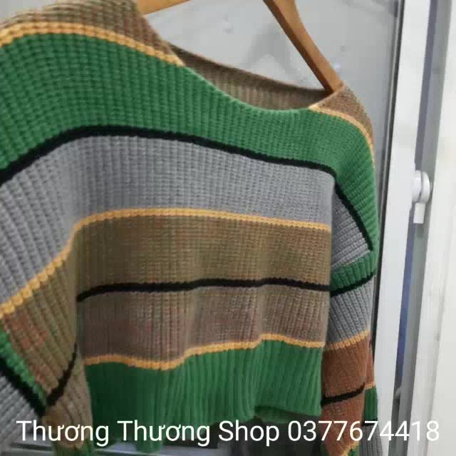 ÁO LEN SỌC XANH CROPTOP KẼ NGANG (Ảnh+ Video Thật) Áo Phong Cách Hàn Quốc Trẻ Trung Năng Động Thương Thương Shop. | BigBuy360 - bigbuy360.vn