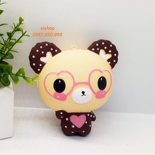 SQUISHY GẤU ĐEO KÍNH