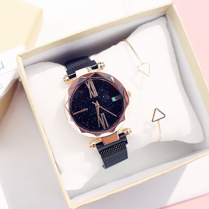 Đồng hồ nữ Dotime thời trang dây lưới nam châm đẹp giá rẻ ZO15 | BigBuy360 - bigbuy360.vn