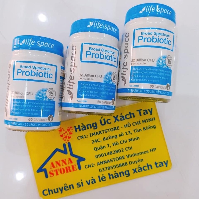Men vi sinh Life Space Probiotic 32 tỷ CHUẨN ÚC