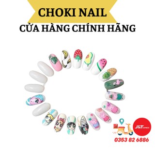 Móng mẫu tập vẽ vỉ tròn học nail