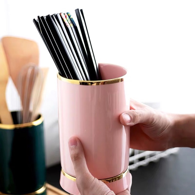 Ống sứ đựng đũa , muỗng , thìa
