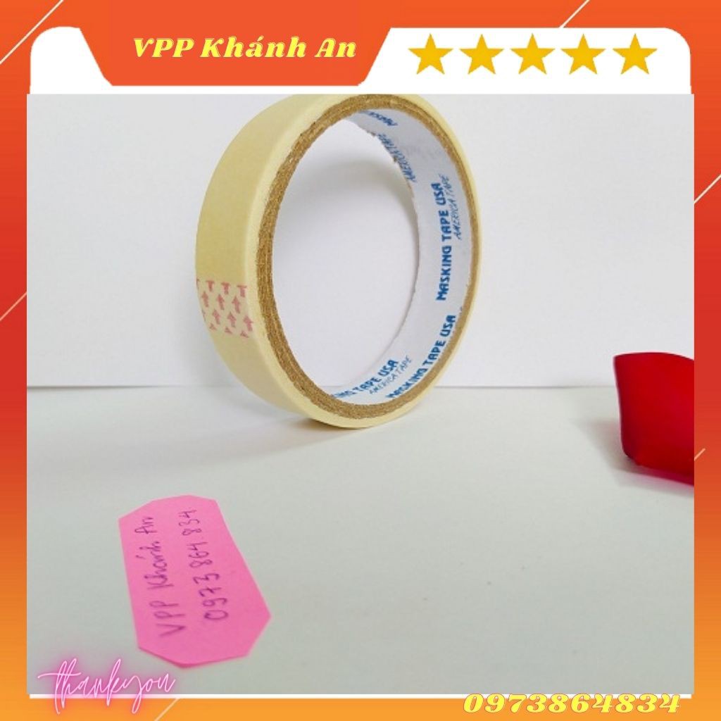 Băng dính giấy viết chữ lên, Băng keo chặn màu giấy vẽ các cỡ