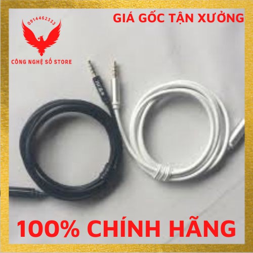 Dây nối dài 2m kết nối video, audio, livestream, dây nối dài tai nghe chuẩn 3.5mm chính hãng JHI.