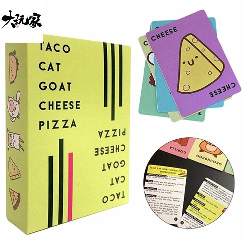Bộ Thẻ Bài Chơi Game Taco Cat Goat Cheese Pizza Tower Pisa