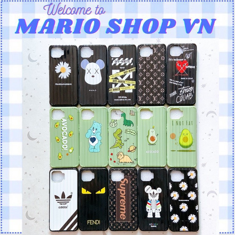 Ốp lưng vali màu dẻo cute Oppo A93/F17 PRO/RENO 4 LITE
