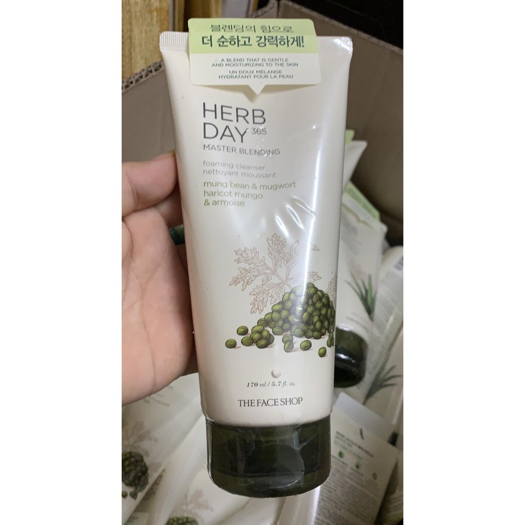 Sữa Rửa Mặt Herb Day 365 Cleansing Foam The Face Shop