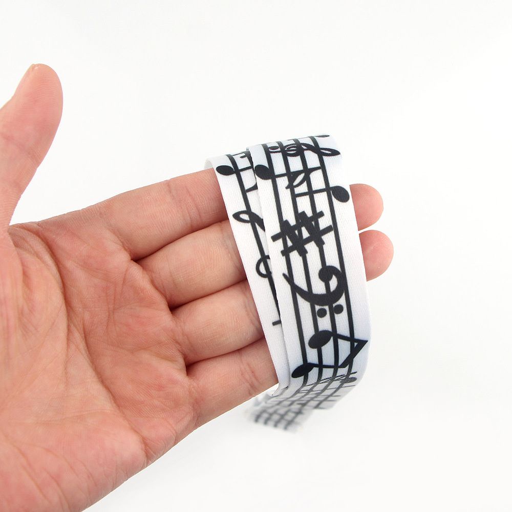 YIYU Dây đeo thẻ tên/ chìa khóa họa tiết nốt nhạc TYLER1