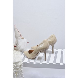 Giày cao gót vân rắn Merly 1305