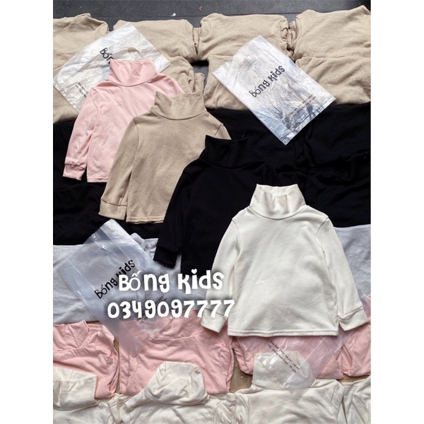 Áo Cổ Lọ Bé Trai &amp; Bé Gái Basic GJ